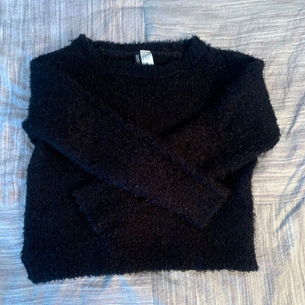 H&M Cropped Teddy Top